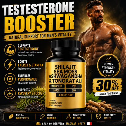 Shilajit , Ashwaganda , Magnesium , Zinc . Sexual Health , Stress Relief, Mood and Sleep Support