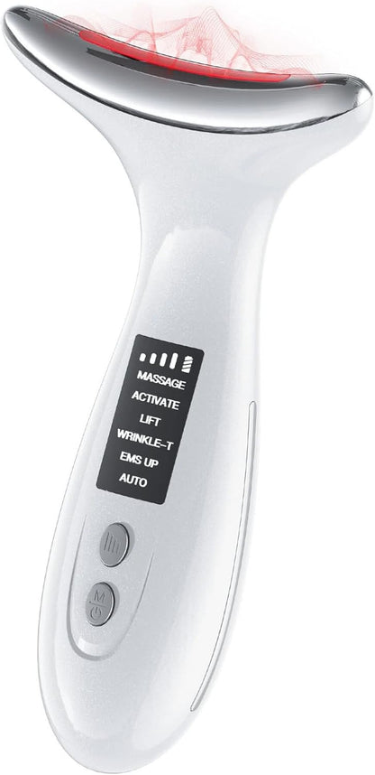 LED Red Light Therapy Face & Neck Massager
